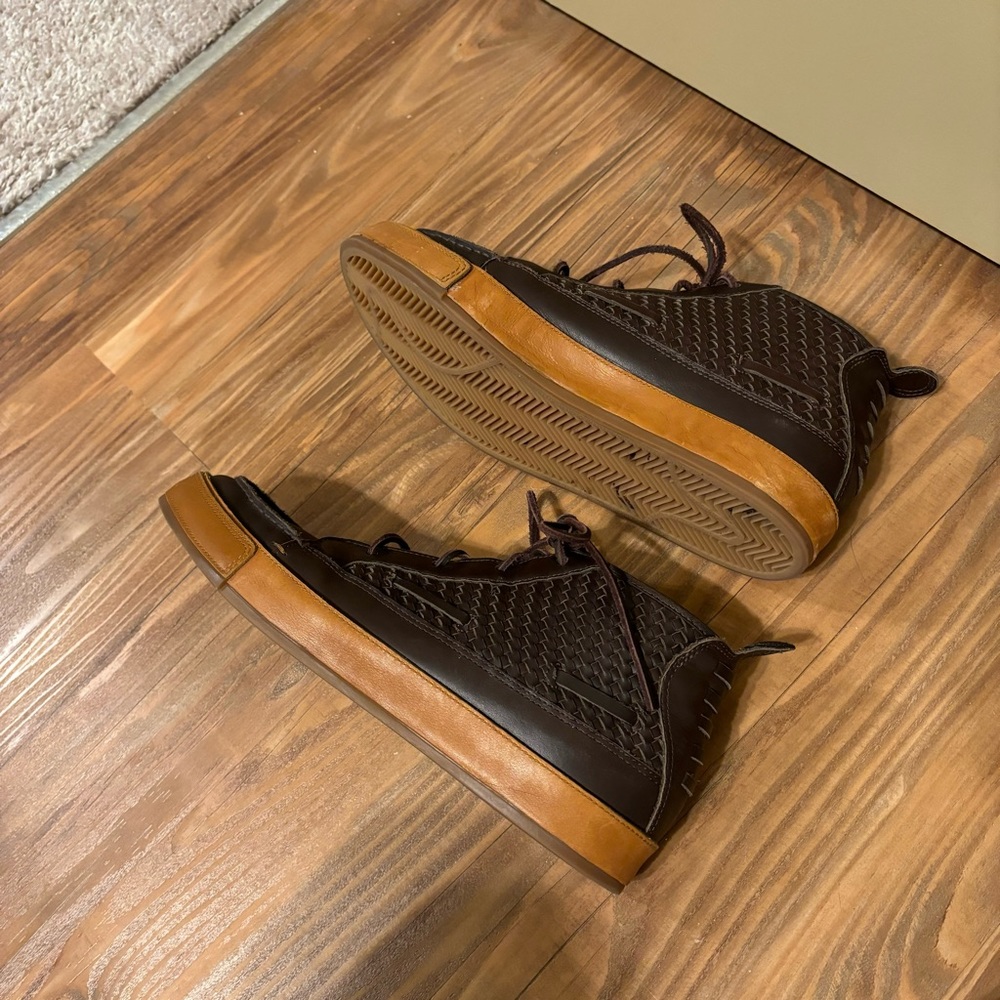 Nike Aina Chukka Woven Leather High Tops Sneakers - Picture 5 of 8